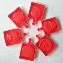 Diy домашняя палочка ледяная форма милый мультфильм форма для изготовления мороженого смайлик силиконовая форма обезьяна