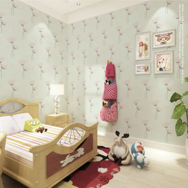 

Europe Pastoral Damask Floral Wood Fiber Wallpaper Decor Embossed For Walls Bedroom Living Room Wall Paper Rolls