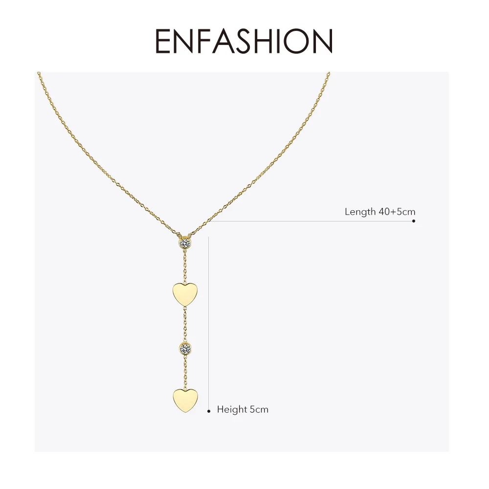 Женское колье чокер Enfashion золотистое цепочка в стиле бохо ювелирные изделия из