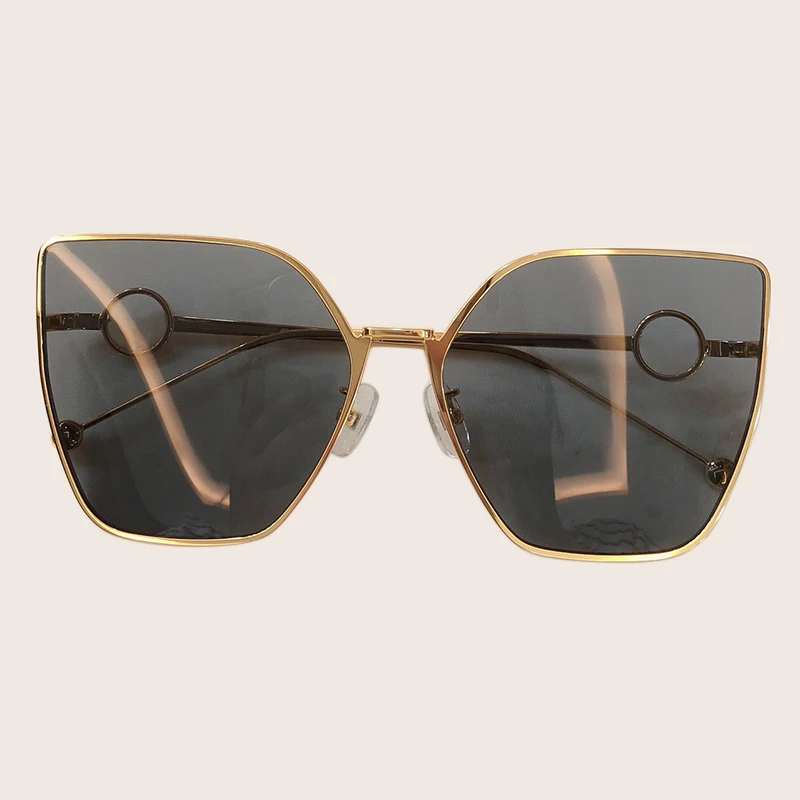 Новые стильные Квадратные Солнцезащитные очки элегантные женские роскошные брендовые дизайнерская Металлическая Рамка Солнцезащитные очки женские Винтажные Солнцезащитные очки