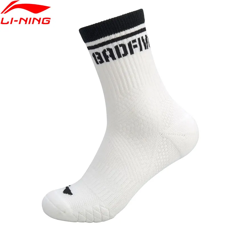 Li Ning мужские баскетбольные BAD FIVE серии спортивные носки 24 26 см с