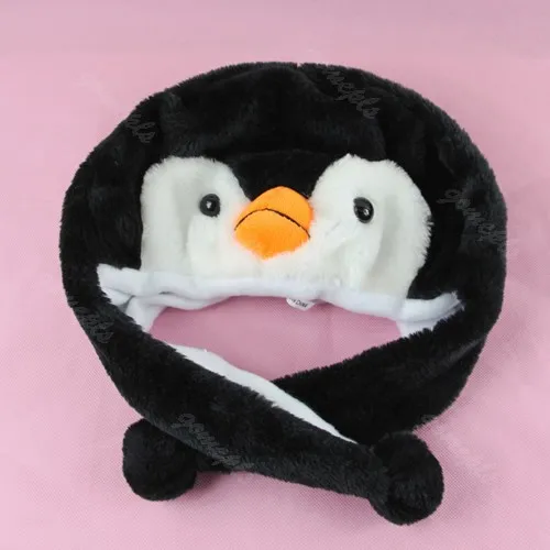 1 шт мультфильм животное пингвин талисман плюшевая теплая шапка теплая новинка-Y107