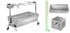 135cm Stainless Steel BBQ Pig Lamb Goat Chicken Spit Roaster Rotisserie Spit;Commercial Hog Roast Machine 2