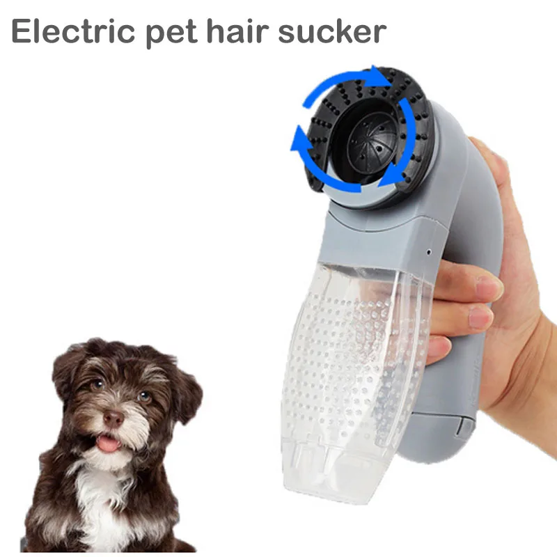 

Cat Dog Massage Cleaner Plastic Electric Pet Suction Device Sucking Portable Pet Hair Absorber Pet Supplies Hair Stick Hairbrush