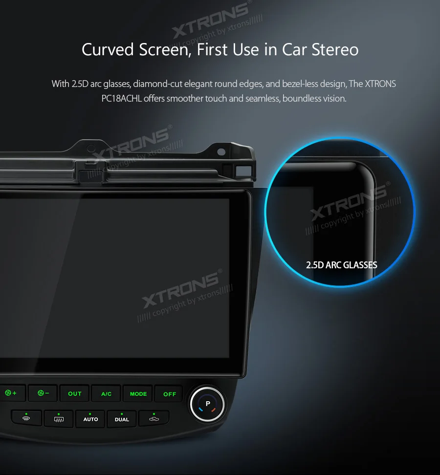 Perfect 10.1" Android 8.1 Oreo OS Car Multimedia Navigation GPS Radio for Honda Accord 2002-2007 with Split Screen Function Support 4