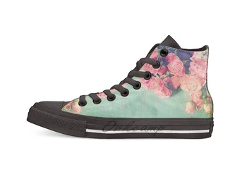 

Garden Party Design breathable Casual High Top lace-up Canvas shoes sneakers For Drop shipping