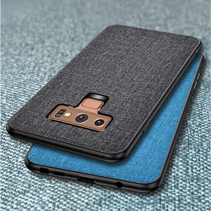 

For Samsung Galaxy Note 9 case cover note9 Luxury fabric Anti-fingerprint shockproof case capas coque for samsung note 9 case