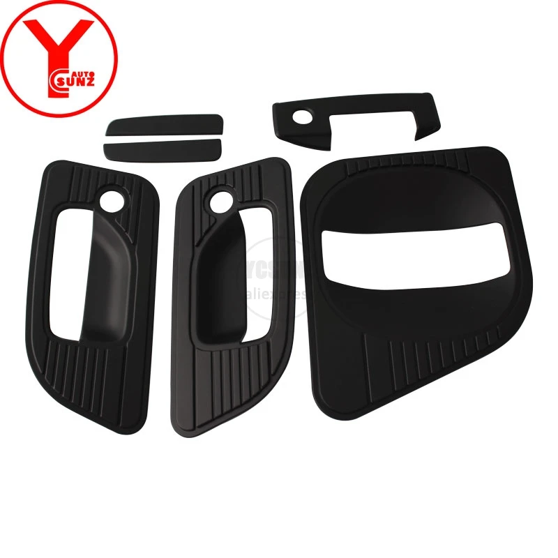 

YCSUNZ ABS black door handle protector cover parts car styling accessories For nissan urvan Caravan nv350 e26 2016 2017 2018