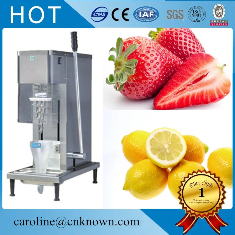 Milkshake Machine Stainless Steel Shake Machine Soft Ice Cream Mixer