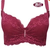 Soutien-gorge en dentelle, soutien-gorge push-up de grande taille, sous-vêtements sexy, section fine, bonnet, C, D ou E, pour femmes, 3/4 ► Photo 3/6