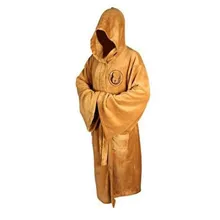 Фланелевый мужской Халат с капюшоном, Звездные войны, халат, Империя джедаев, длинный толстый мужской халат, ночные рубашки, мужские банные халаты, зимний Халат