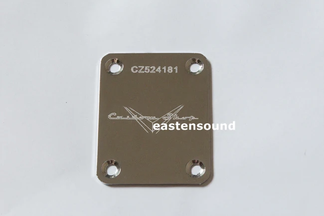 

Chrome Guitar Neck plates custom shop