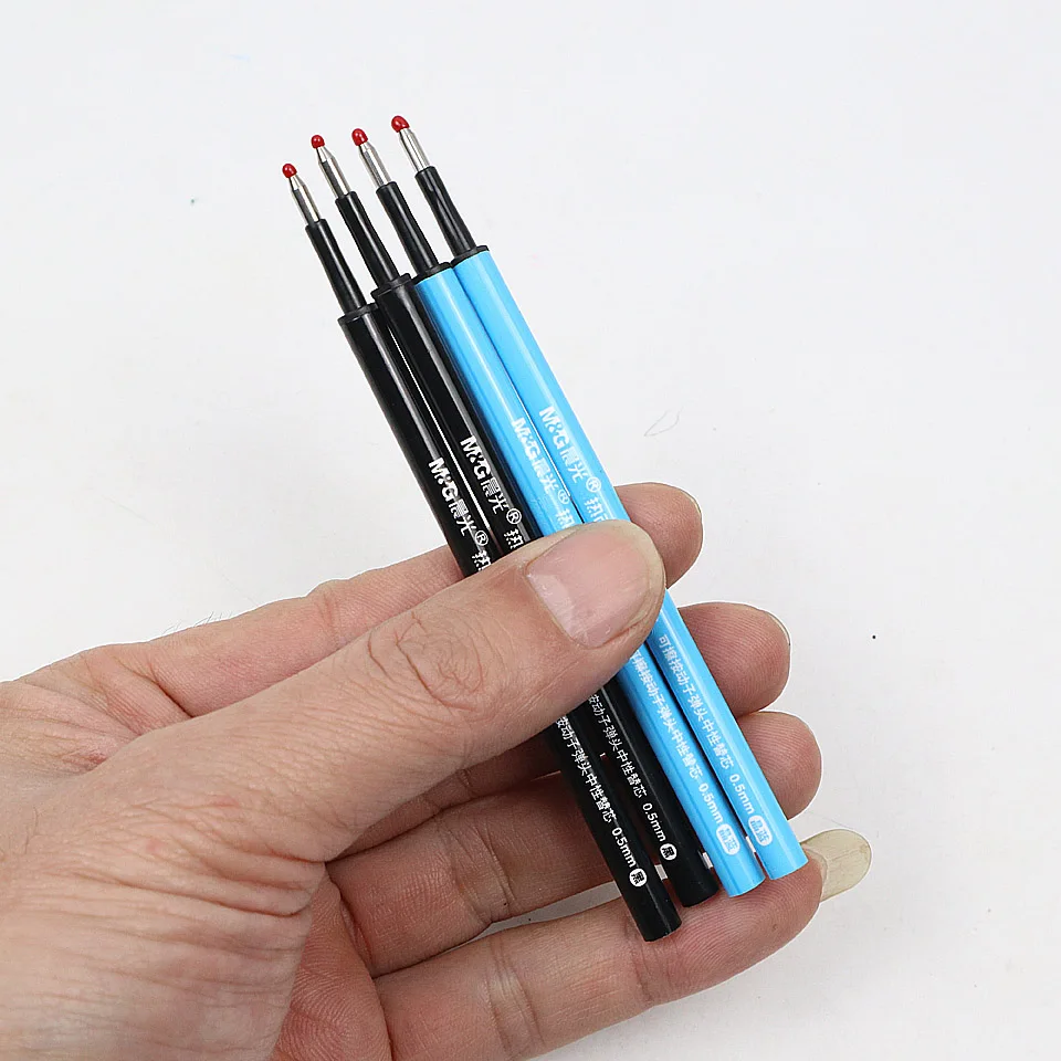20 pçslote Apagável Caneta Refil 0.5 milímetros