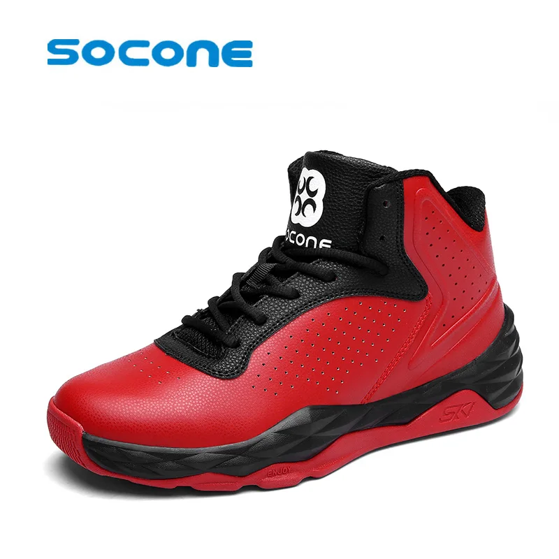 

socone Lifestyle basketball shoes for lovers newest 2017 basketball sneakers men lace up basket homme four season