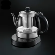 Электрический чайник Стекло горшок пищевой нержавеющей стали 304 термостатический Стекло Электрический Безопасность автоматическое отключение Функция