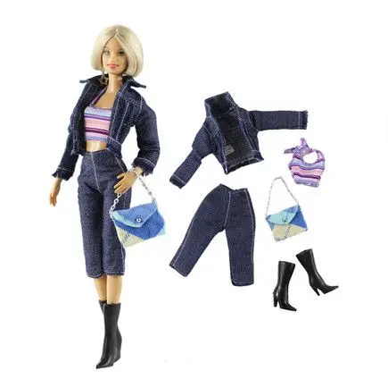 Новинка года, комплект одежды, зимняя одежда летний костюм, комплект одежды, джинсовое пальто для 1/6 года, BJD Xinyi Barbie FR ST кукла, подарок для девочек