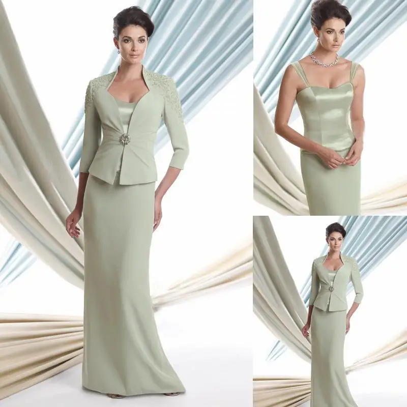 

robe de mariee vestido novia Strapless Sweetheart Evening party gown Elegant 2018 Mother of The Bride Dresses with jacket