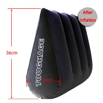 TOUGHAGE Sex Furnitures Inflatable Sex Pillow Triangle Erotic Wedge Cushion Sofa Adult Games Sex Toys For Couples 2
