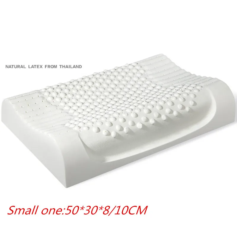 Ортопедическая подушка для шеи из ZX-E008 волокна, медленный отскок, латексная подушка для шейного отдела, ортопедические латексные подушки для шеи - Цвет: 50x30cm