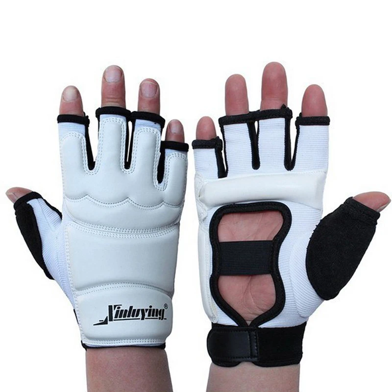 Taekwondo Gloves Fighting Hand Protector Arts Sport Hand Guard PU