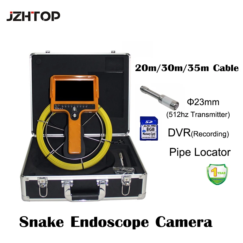 pipe locator endoscope pipeline snake camera inspection borescope