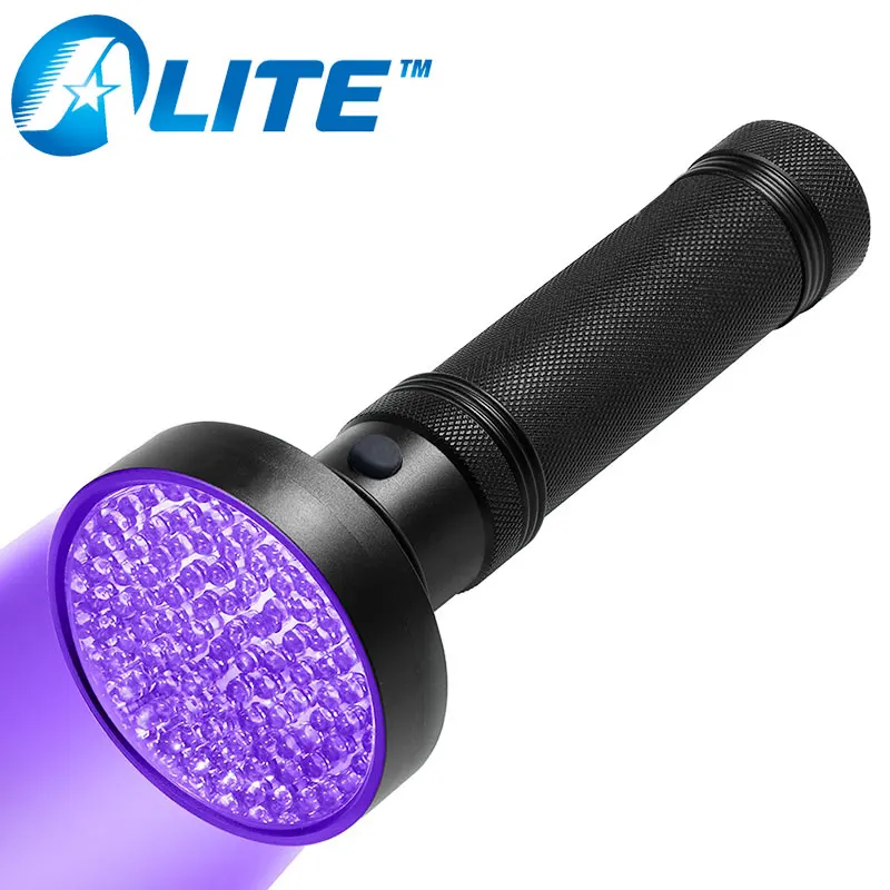 Aluminum High Power 10W 395nm UV Lamp Purple Violet Light LED Flashlight ca
