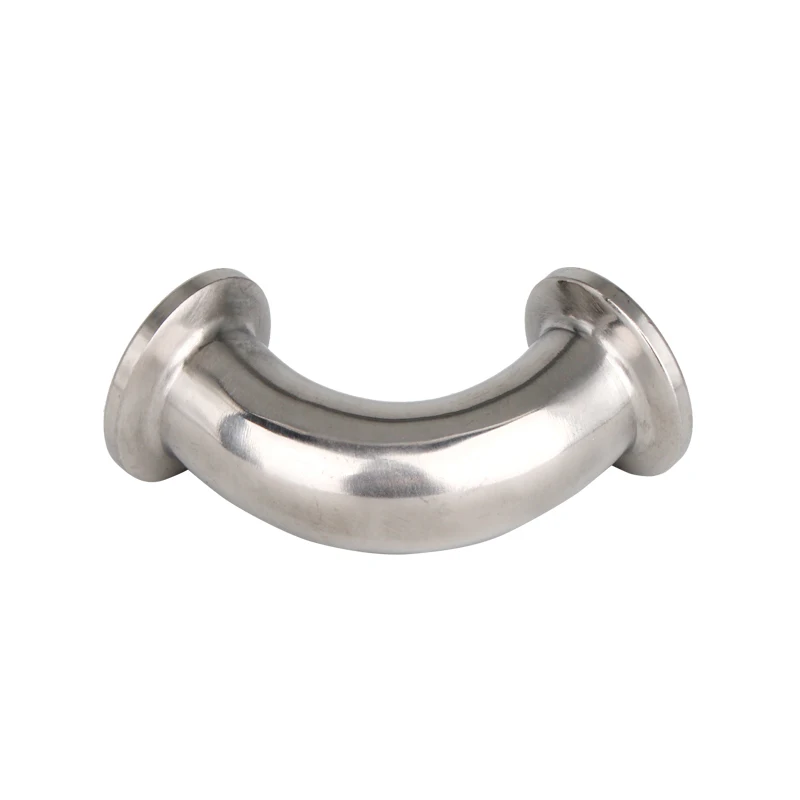 1-1/4" 1.25" Pipe OD 32mm Stainless Steel SS304 Sanitary 90 Degree Elbow Ferrule OD 50.5mm fit 1.5" Tri Clamp