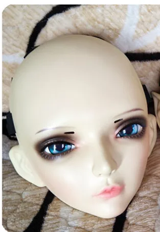 type 4 GL090) милая девушка Смола половина головы BJD кигуруми маска с глазами косплей аниме маска Лолиты кроссдресс кукла - Цвет: type 4