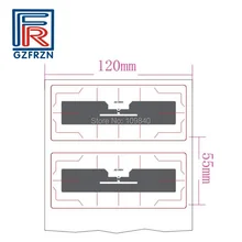 200 шт./roll ISO18000-6C Pet стекло стикер тег/label/карты uhf пассивные rfid метки для автомобиля система контроля доступа