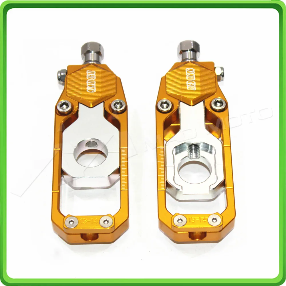 Aluminum motorcycle Chain Tensioner Adjuster kit for Kawasaki Ninja