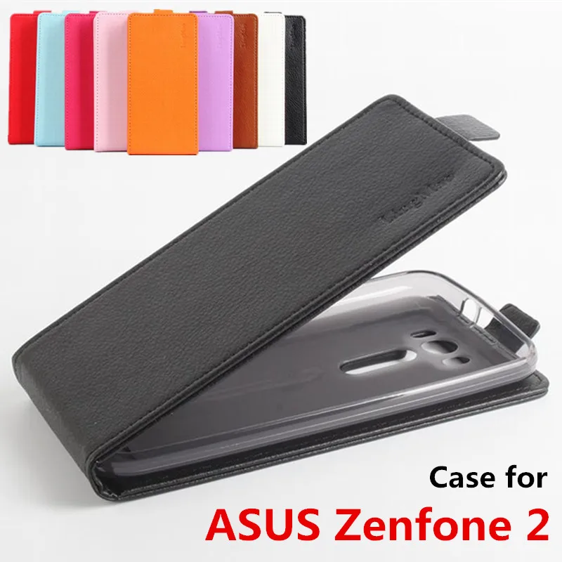 

Litchi Grain High Quality Luxury Leather Cases For Asus Zenfone 2 Laser ZE500KL Case Flip Housing Zenfone2 ZE 500 KL Cover