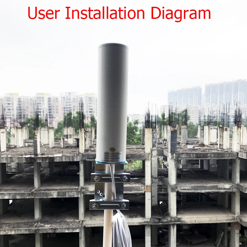 Outdoor external omni antenna 11dbi wifi atnenna for mobile signal booster repeater signal amplifier 2g 3g 4g (4)