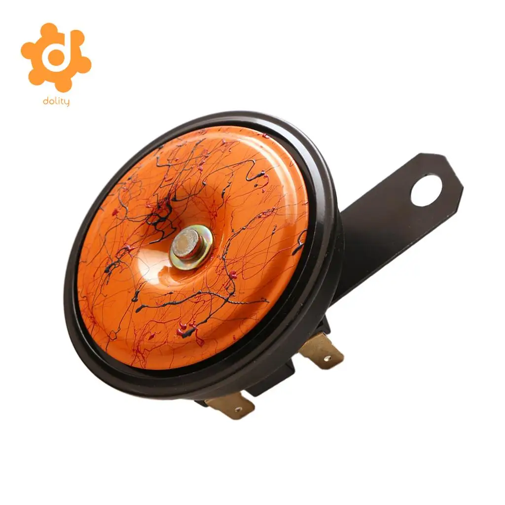 dolity Car Motorcycle DC12V 118dB Dual Tone Loud Electric Air Horn Trumpet