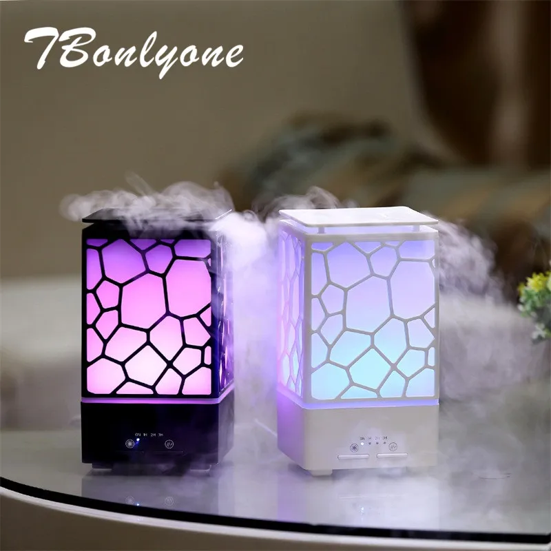 TBonlyone 200ML Water Cube Ultrasonice Diffuser Aroma Lamp Mist Maker Electric Aroma Air Humidifier Essential Oil