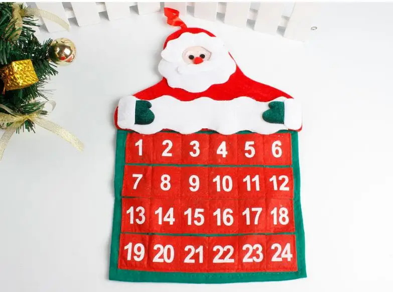 

Christmas Santa Claus Calendar Creative Kalendar Xmas ELK Advent Calendar hot sale New Arrivals