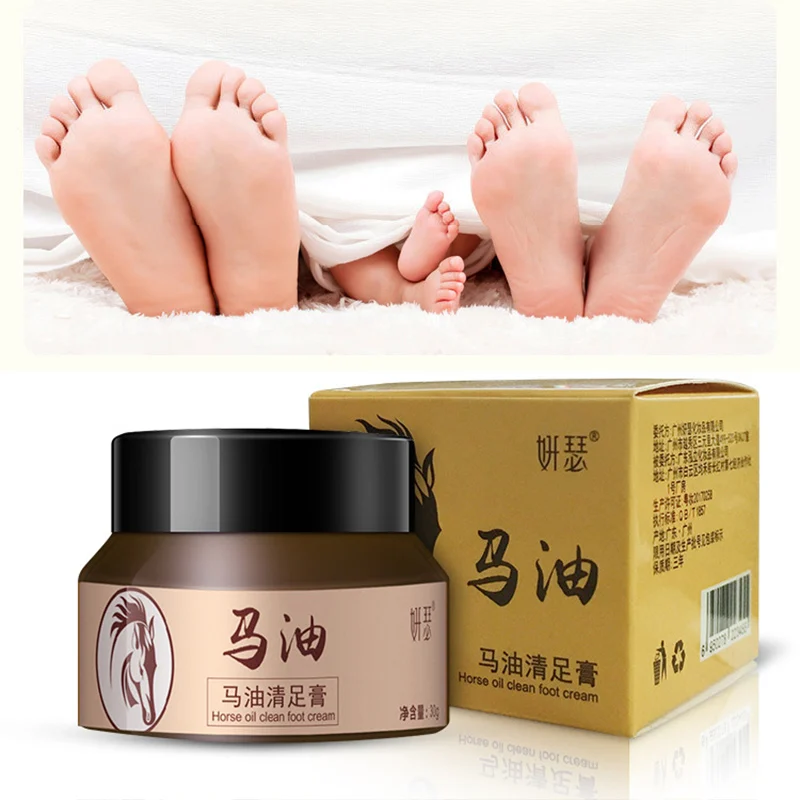 

Horse Oil Cream Foot Care For Athlete's Foot Feet Of Bubbles Antibacterial Itch Anti-Crack Desquamation Scar Feet Ointment JLRS8