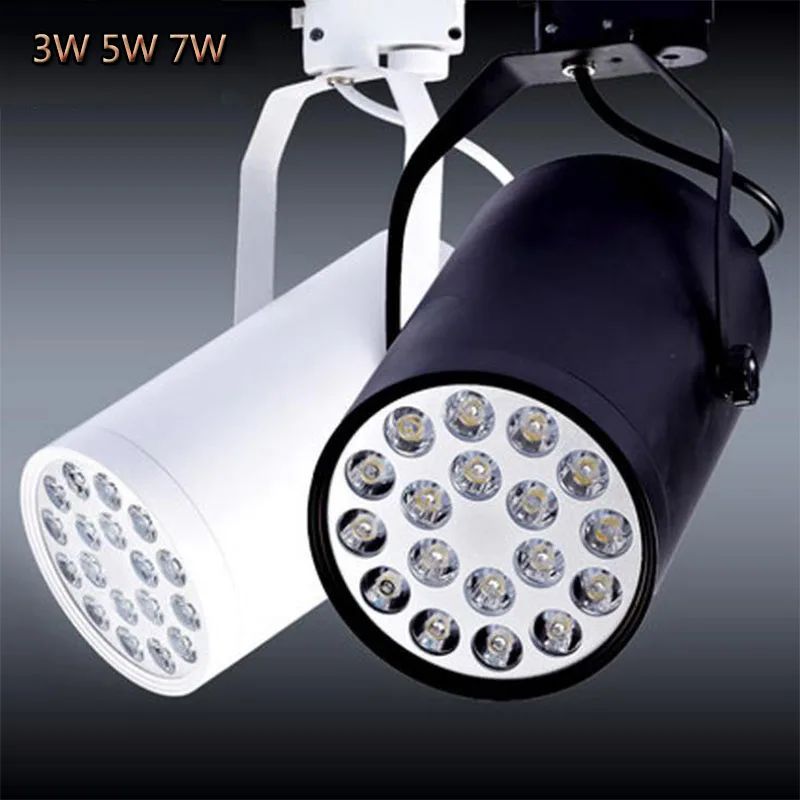 6pcs/lot LED Track Light 3W 5W 7W Ceiling Rail lights For Pendant Kitchen Clothes Shop Shoes Store Lamps Spot Lighting | Лампы и