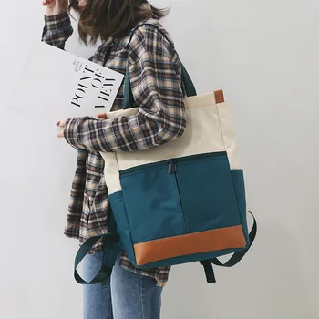 

New Bag Female College Student Korean Version Of the Versatile Simple Fashion Backpack College Wind Large Capacity Backpack