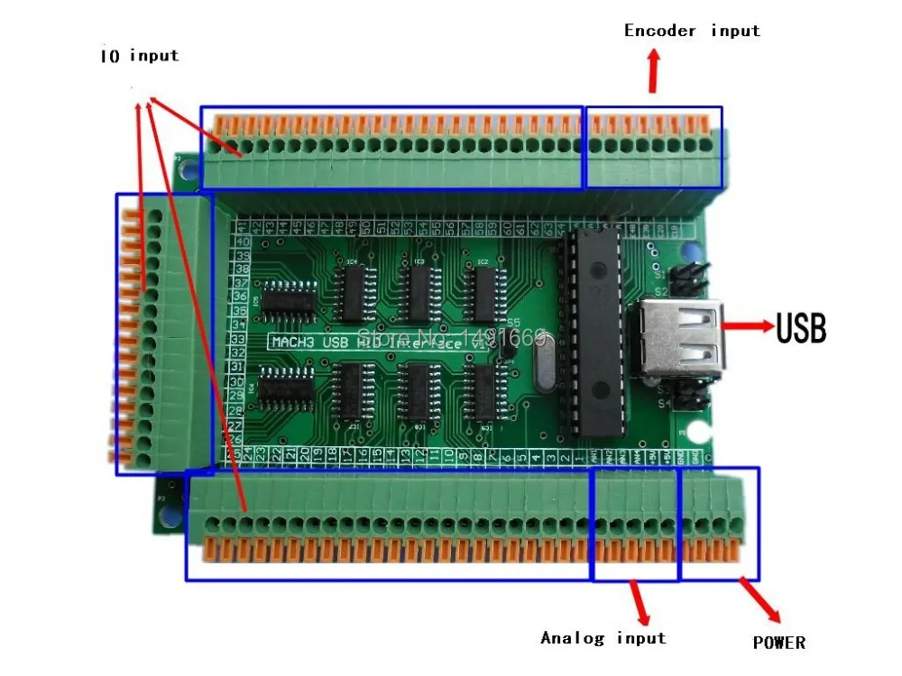 MACH3 USB интерфейсная плата руководство плата управления USB кабель