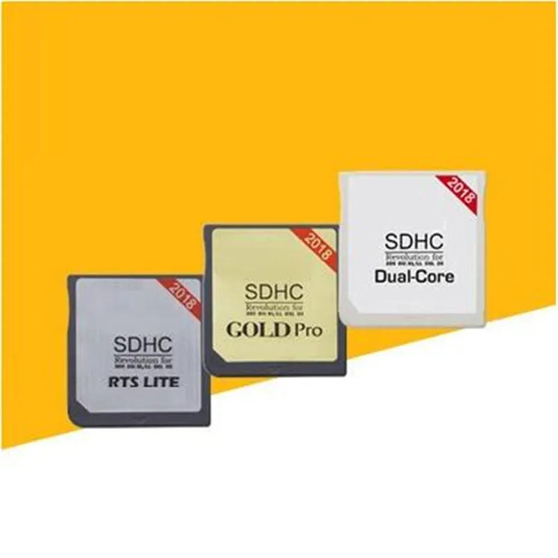 

2018New Gold Pro Dual Core RTS LTE With Card Reader For R4 SD SDHC Carte Card Tools
