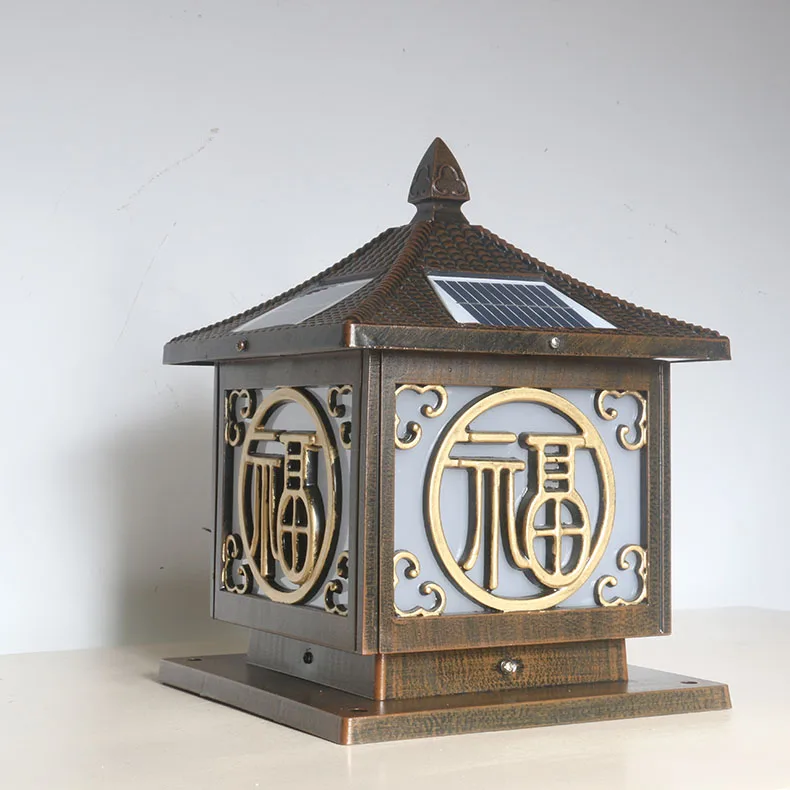 Impermeável e Prevenção de Ferrugem Lítio Impermeável Exterior Jardim Luzes Solar Solarlamp Luz Durável 40x40x45cm 6 w 11 Lâmpadas solares