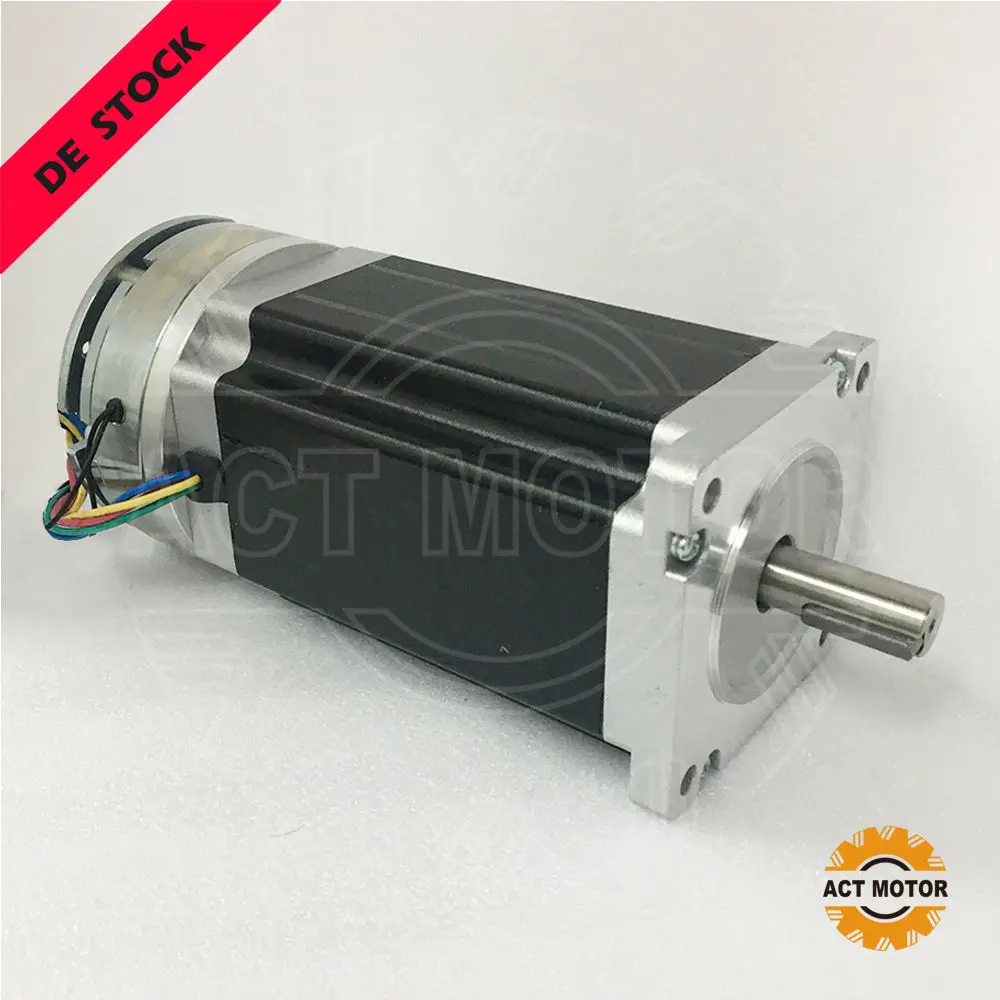 

ACT Motor Nema34 34HS5460D14L34J5-S8 Brake Schrittmotor 6A 150mm 8N keyway 14mm