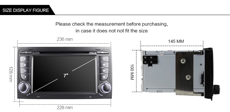 Idoing 32G rom 8Core 2Din Android8.0 автомобильный Радио dvd-плеер для Audi A4 Мультимедиа Видео головное устройство стерео WiFi 3g ТВ Быстрая загрузка