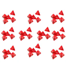 Набор из 50 шт многогранных кубиков с драгоценными камнями D4 D& D TRPG Cup Games