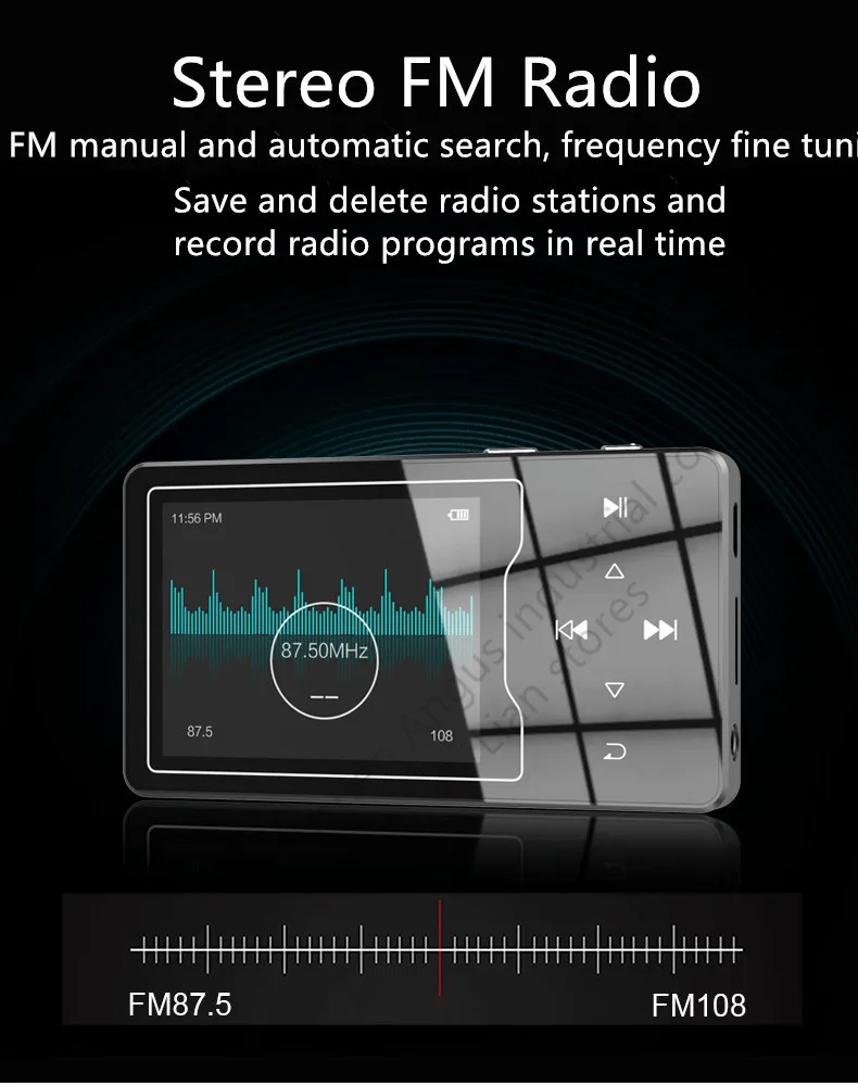 Продукт RUIZU D08 Mp3 плеер Usb 8Gb 16G хранение 2.4in HD большой цветной экран воспроизводить Высокое качество радио Fm Электронная книга музыкальный плеер