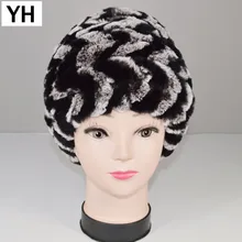 Для женщин натуральная Трикотажные кролика рекс меховая шапка зимняя натуральный мех кролика рекс шапки бини шапки Кепки s теплые Повседневное Настоящий мех кролика Кепки