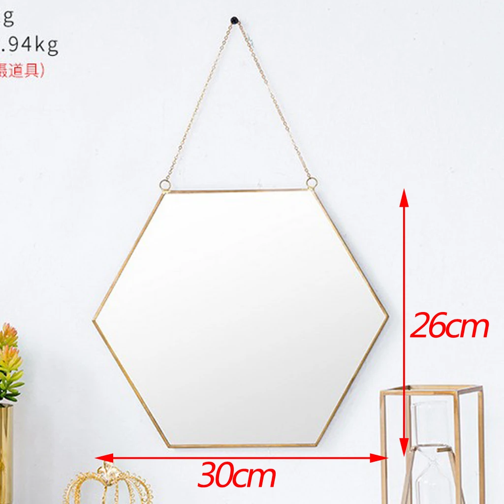 ANTIQUE DIAMOND WALL MIRROR DRESSING ROOM BATHROOM DRESS UP MIRROR HANGINGS for Girls Women and Mothers Xmas Gift	