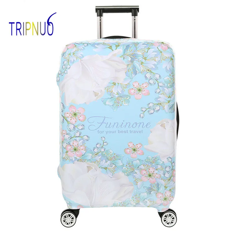 Эластичный чехол TRIPNUO для багажа чемодана на колесиках с цветами подходит женщин
