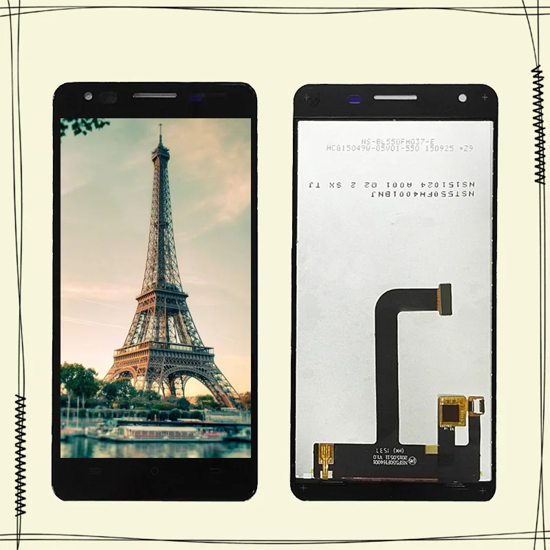 Goedkoop Lcd Touch Screen Digitizer Vergadering Vervanging Voor Cubot X15 Goud Zwarte Kleur