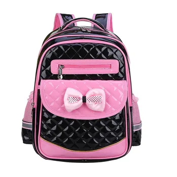 

High Quality Waterproof PU School Bags For Teenager Girls Satchel Backpacks Book Bag For kids Rucksack handbag